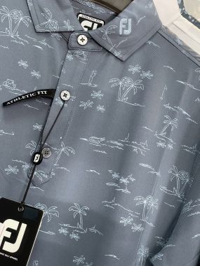 Áo Golf FOOTJOY họa tiết cây dừa