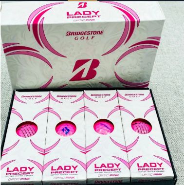 BANH GOLF LADY PRECEPT Pink | BridgeStone Ball _ hộp 12 bóng