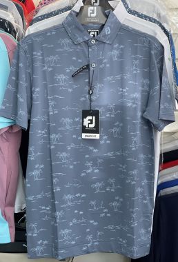 Áo Golf FOOTJOY họa tiết cây dừa