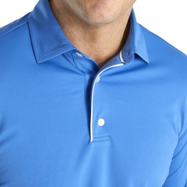 Áo golf nam tay dài chống UV 82654 Xanh | FootJoy